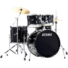 TAMA Stagestar 5-Piece Complete Drum Set With 22" Bass Drum Black Night Sparkle