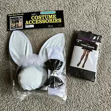 Adult Halloween costume Playboy Bunny accessories with stockings