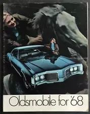 OLDSMOBILE For 1968 LF USA Car Sales Brochure #8/67 4-4-2 CUTLASS Delta 88++