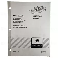 New Holland 914A Mower Operator's Manual Part # 86979007