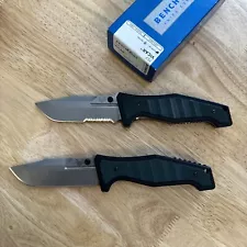 2 Benchmade Vicar 757. Straight And Partial Serrated. Only One Box