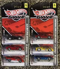 Hot Wheels Garage Ferrari Set 1-6 308GTS 330P4 365GTB4 Dino GT4 250GTO & 512M