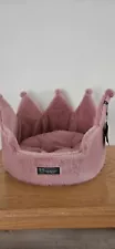 NanDog cloud Princess/prince pet bed, Pink crown For Puppy, cat, small Dog, New