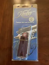 Kimber OEM Compact / Ultra Carry II Rosewood Double Diamond Slim Grips Mint!!