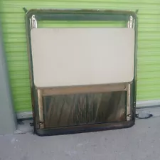 Mercedes W123 300TD Wagon Manual Sunroof Panel Assembly w/ Frame (For: 1982 Mercedes-Benz 300TD)