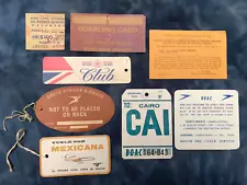 Lot Vintage Airline Baggage Tags Tickets Pass Rhodesia South Africa Hong Kong