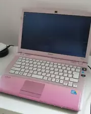 [With DVD drive! ] VAIO laptop pink 14 inch Used JP K58