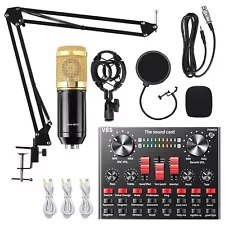 Complete Home Studio Recording Kit - Mixer, Condenser Mic for PC Music/Podcast