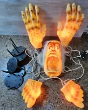 Halloween Marcus The Carcass Zombie Light Ground Breaker Grave Yard Blow Mold