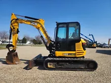 2017 JCB 85Z-1 ECO 4 Way Dozer Blade FINANCING + SHIPPING Deere Excavator