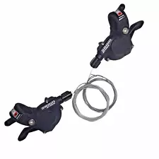 Mountain Bike 3X9 Trigger Shifter Set, SRAM Attack for use w Shimano Cassettes