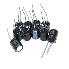 10x 10UF 350V Electrolytic Capacitors 350V10UF 10x13 mm