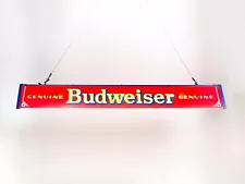 1970s Large Budweiser Beer Pool Table Advertising Hanging Light