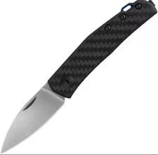 ZT Model 0235 Slip Joint Knife Carbon Fiber Handle 20CV Plain Edge used knife