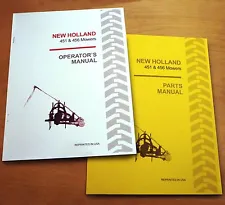 New Holland 451 456 Sickle Bar Mower Operator's AND Parts Manual Catalog Book NH