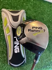 RH Ping Rapture Fairway 7 Wood 20°⛳️ Aldila NVS Regular Flex Graphite #+HC #B843