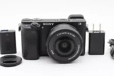 New ListingSony A6300 ILCE-6300 Black w/ SELP1650 (ShutterCount:19797) [Near Mint] #4059A