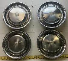 Used OEM GM Set Of 4 16" Hub Caps 1974-1976 Cadillac Fleetwood/Deville(5379)