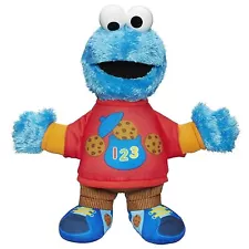 Sesame Street Cookie Monster Plush Doll 12" Stuffed Animal Character Playskool