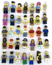 LEGO 10 NEW MINIFIGURES TOWN CITY SERIES BOY GIRL TOWN PEOPLE SET