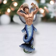 PRESALE December Diamonds BLUE ANGEL TREE TOPPER Merman Ornament New for 2024 !