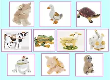 Jeweled Trinket Box Collection, Lot of 10, Animal Collection