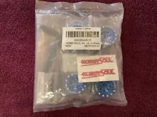 4x Adjustable Offset 1.0 Beadlock Wheels Heavy Rims Blue For 1/24 Crawler SCX24