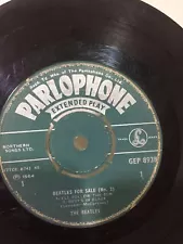 THE BEATLES FOR SALE no 2 GREEN PARLOPHONE words love/baby RARE SINGLE INDIA VG+