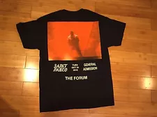 AUTHENTIC Kanye Saint Pablo Oct 25 Forum Stage SS L Yeezy Bikini TLOP MERCH BN