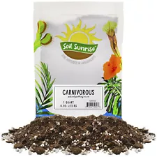 Carnivorous Plant Potting Soil Mix for Venus Fly Trap, Pitcher Plant, Sundew