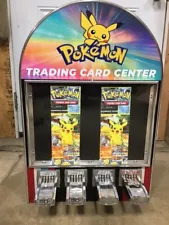 Themed Pokemon Card Vending Machine 4 column Sticker Tattoo Sports Magic Trading