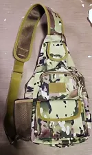 One Strap Camouflage Backpack