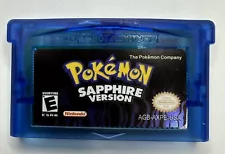 Pokemon Sapphire Version (Nintendo Game Boy Advance, 2005)