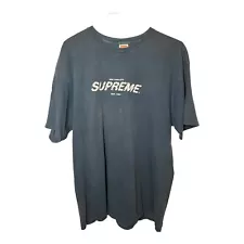 Supreme 77 Manic Panic S/S 2012 SS12 Navy XL Preowned