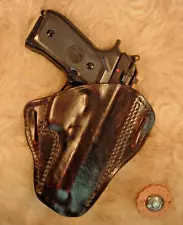 RARE FIST LEATHER CONCEALED CARRY HOLSTER FOR BERETTA 92 PISTOL