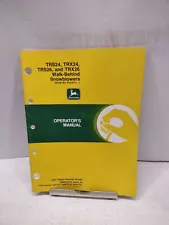 JOHN DEERE OPERATORS MANUAL TRS 24 TRX 26 WALK BEHIND SNOWBLOWER OMM79630