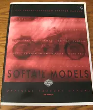 1999 Harley-Davidson Softail SERVICE Shop Workshop MANUAL Fatboy Night Train Xln (For: 1999 Harley-Davidson Night Train)