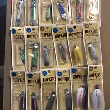 18 Hopkins Lure Spoon Jig Assorted Sizes Lot #7 Saltwater