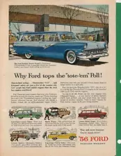 Magazine Ad - 1956 - Ford Parklane Station Wagon