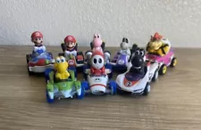 Lot of 8 Hot Wheels Mario Kart Nintendo Racing Car (2018)