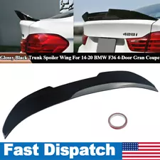 FOR 14-20 BMW F36 4 SERIES 428i 430i 440i GRAN COUPE 4DR PSM STYLE TRUNK SPOILER (For: 2017 BMW 440i Gran Coupe)