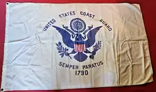 United States COAST GUARD Flag 3x5, Annin Nyl-Glo, Vintage 1990's, Pre-owned