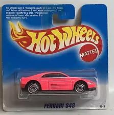 1995 Hot Wheels **Short Card** Ferrari 348 1:64