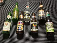 Lot of Vintage Seven Ounce Beer Bottles Empty. LOOK