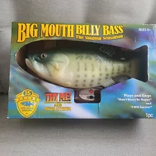 Big Mouth Billy Bass Vintage 2000 The Singing Sensation Original Box Works Great