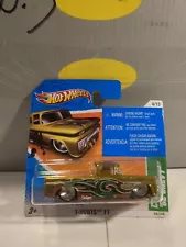 New ListingHOT WHEELS SUPER TREAURE HUNT RARE SHORT CARD CUSTOM 62 CHEVY TRUCK Vhtf NIP