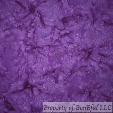 BonEFul Cotton Quilt Purple Tonal Calico Blender Texture Batik Angel Water SCRAP