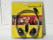 Rosetta Stone Headset Microphone USB For Language Learning Software - NEW SEALED