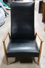 Milo Baughman Thayer Coggin Recliner Chair MCM Mid Century Modern Leather