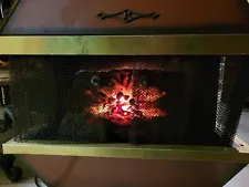 Retro Electric Fireplace 70's